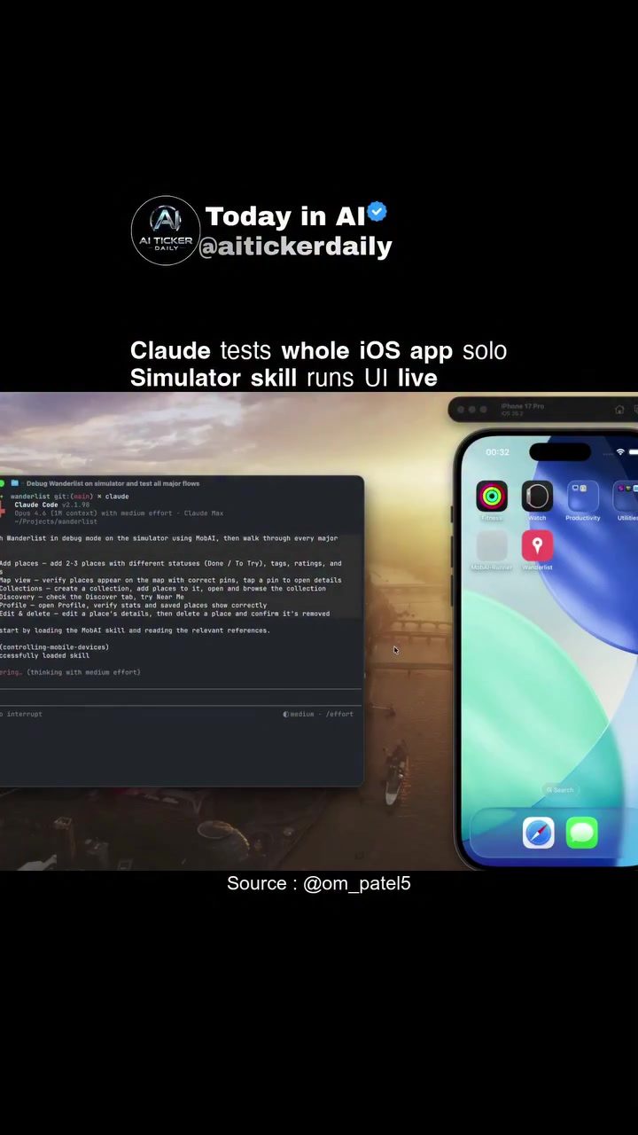Automating iOS App Testing with MobAI