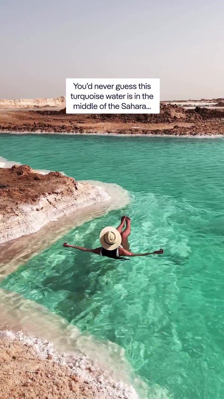 Discover the Crystal Clear Salt Pools of Siwa Oasis