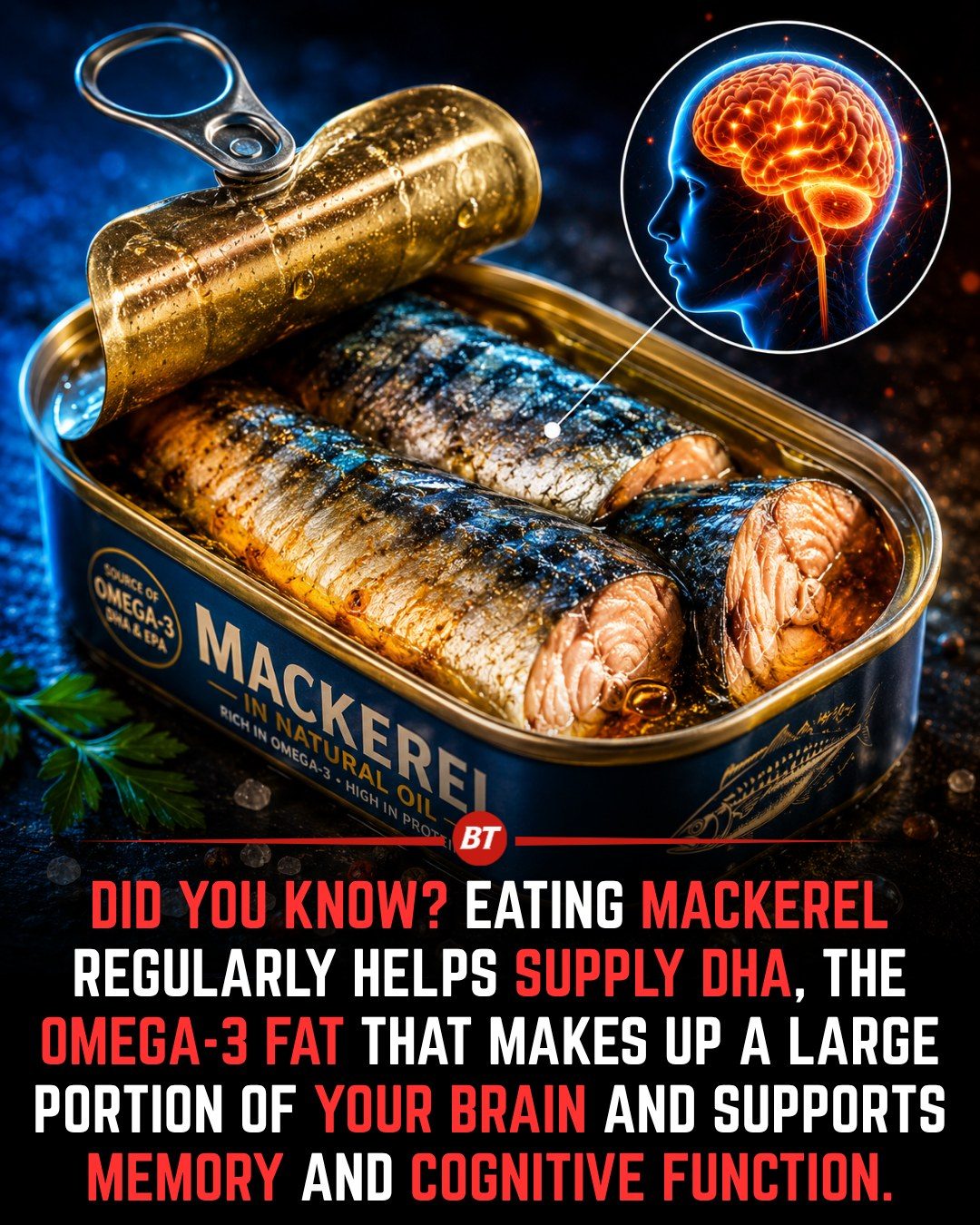 Mackerel Brain Benefits: DHA, Memory, and Cognitive Health