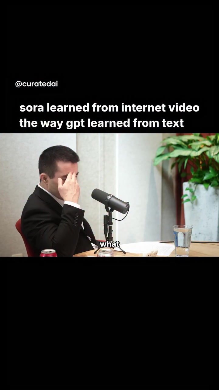 Sora vs. GPT: How AI Models Learn from Internet Data