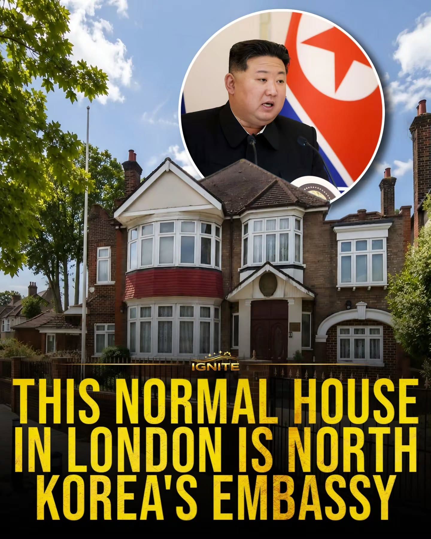 North Korea's Unassuming Embassy in London: IGNITE's Satire