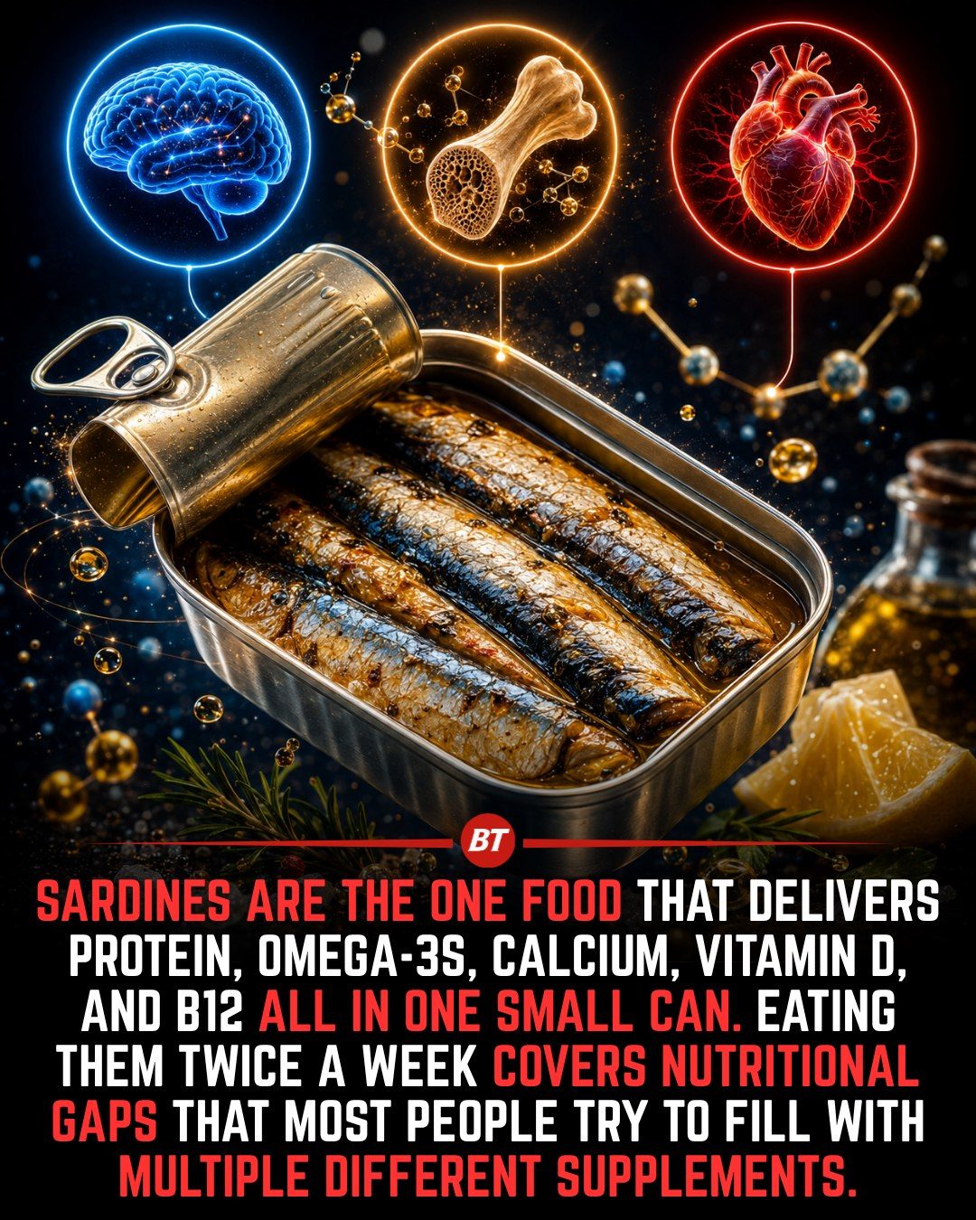 Sardines Twice a Week for Optimal Health