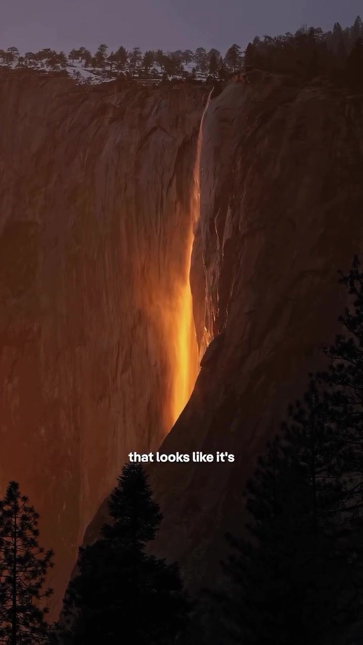 Witness the Firefall: Yosemite's Glowing Horsetail Falls
