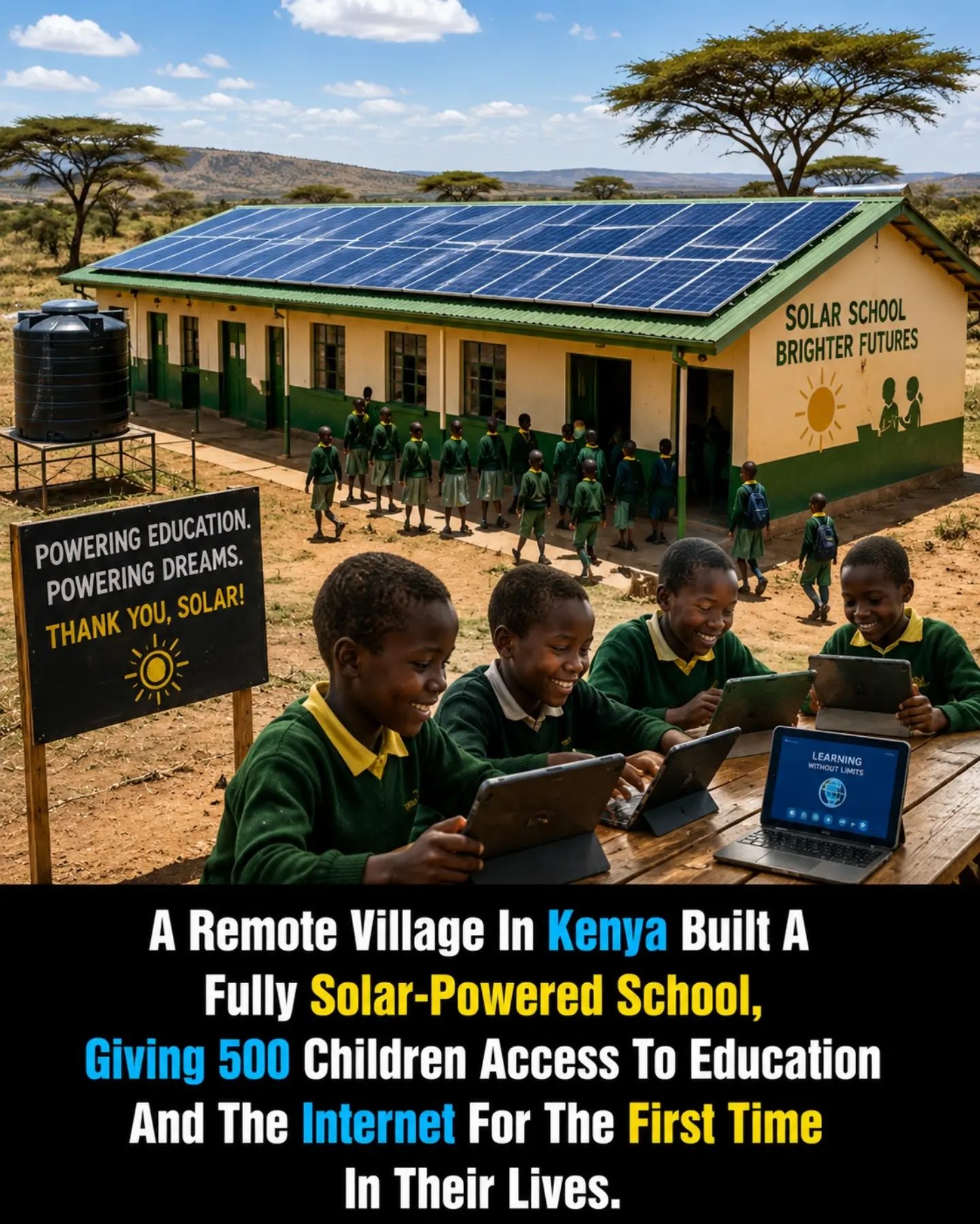 Solar School in Kenya Empowers 500 Children with Education