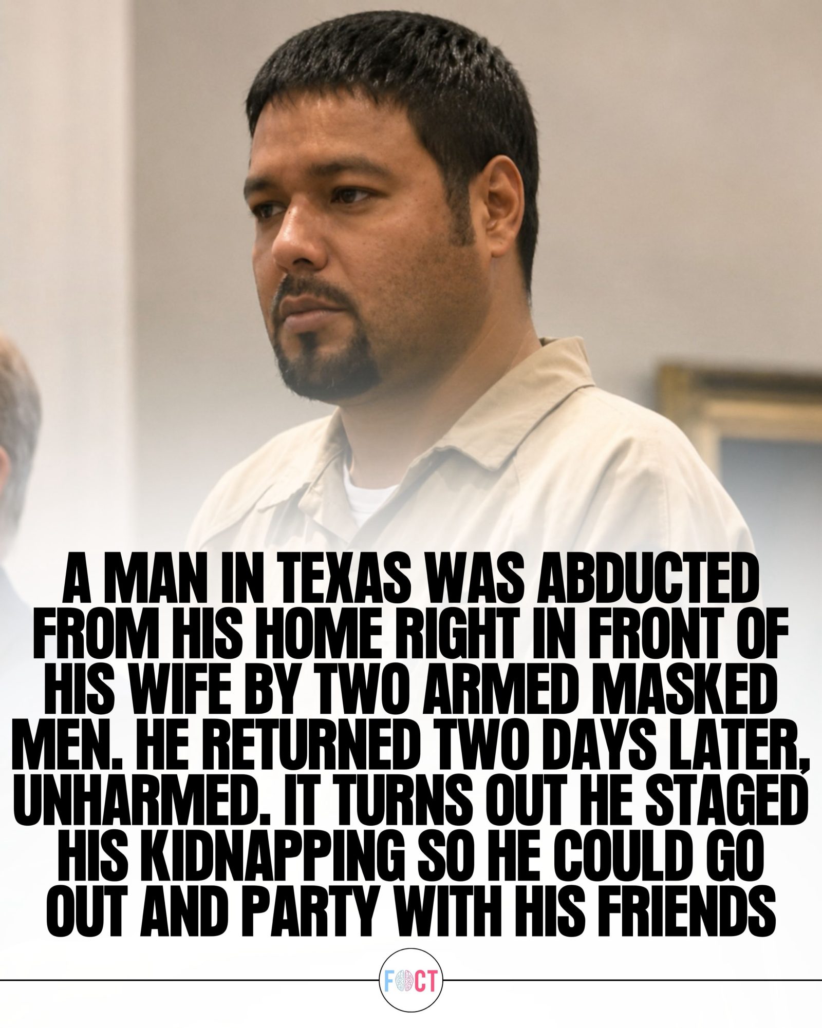 Man Fakes Kidnapping to Party with Friends, Leaves Wife Horrified