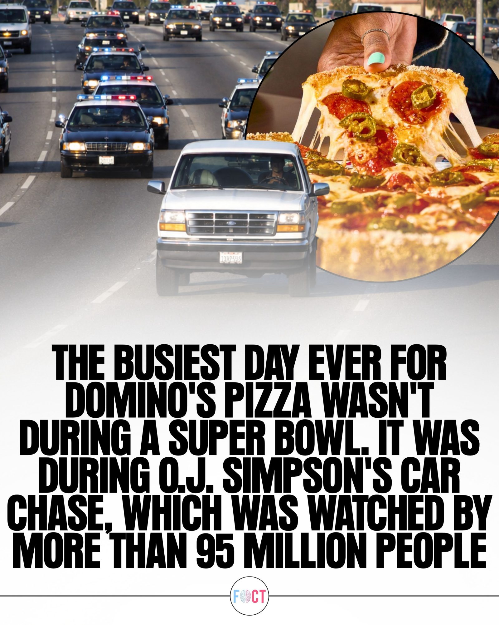 Domino's Pizza & The Unusual Day of O.J. Simpson Car Chase