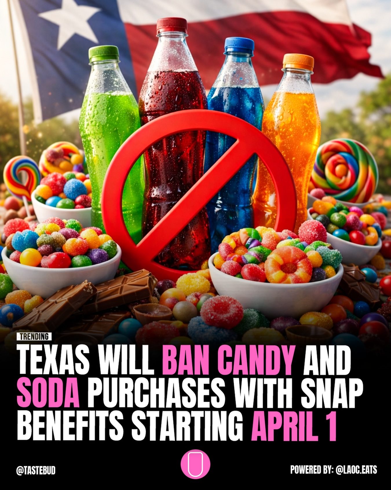 Texas SNAP Benefit Changes Affect Candy & Soda