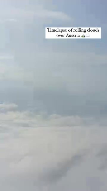 Aerial Timelapse: Clouds Rolling Over Austrian Alps