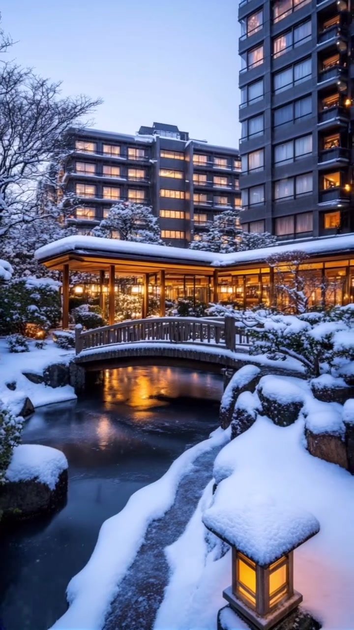 Experience Harmony in a Japanese Winter Resort