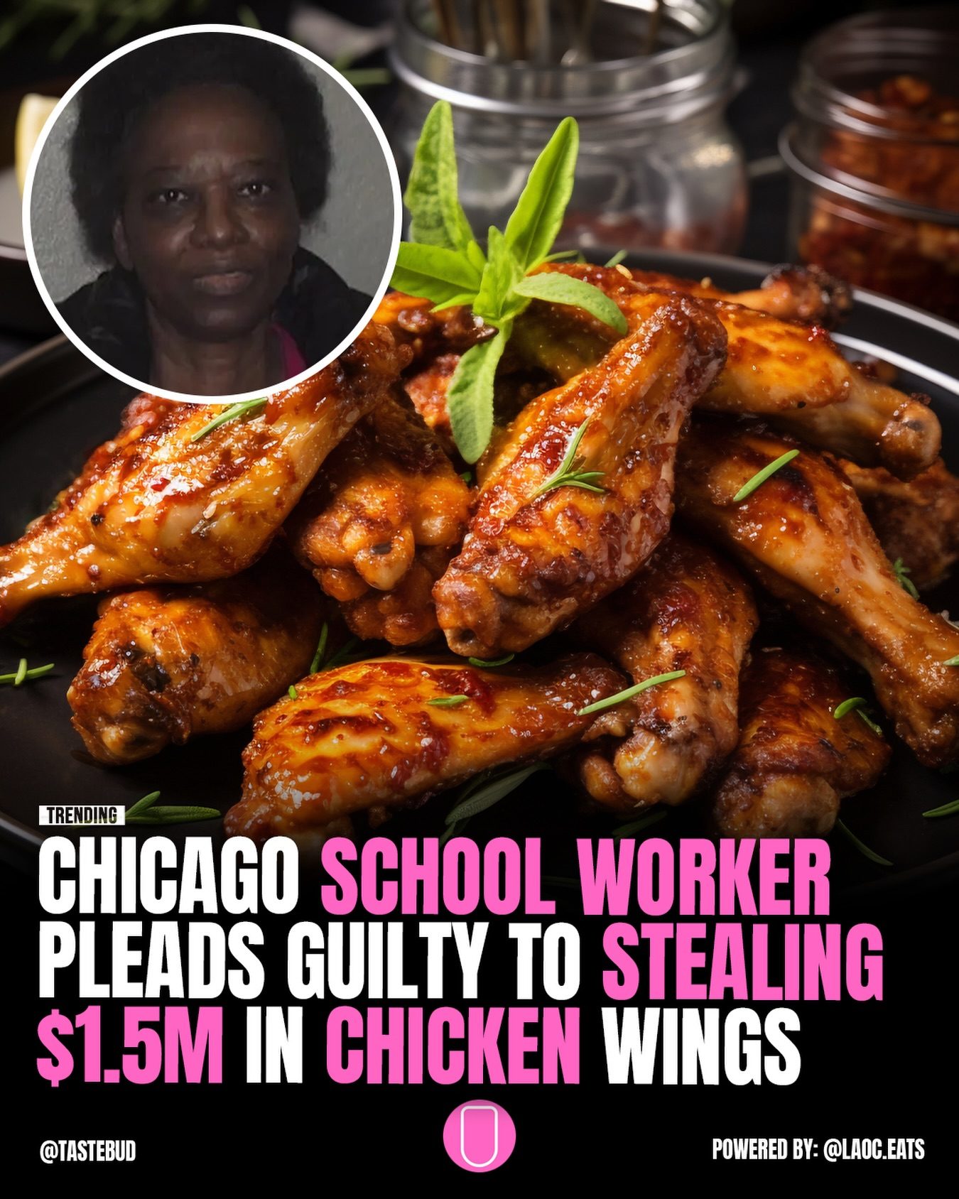 Illinois School Worker Sentenced for $1.5M Chicken Wing Theft