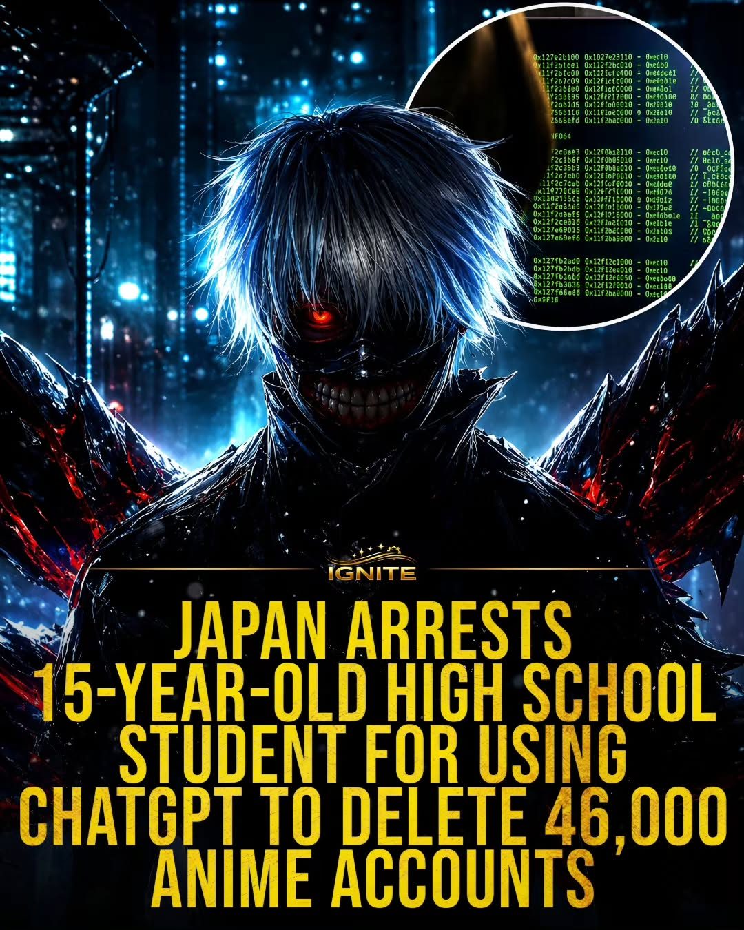 AI Student Misuse: Japanese Teen Deletes 46000 Anime Accounts with ChatGPT