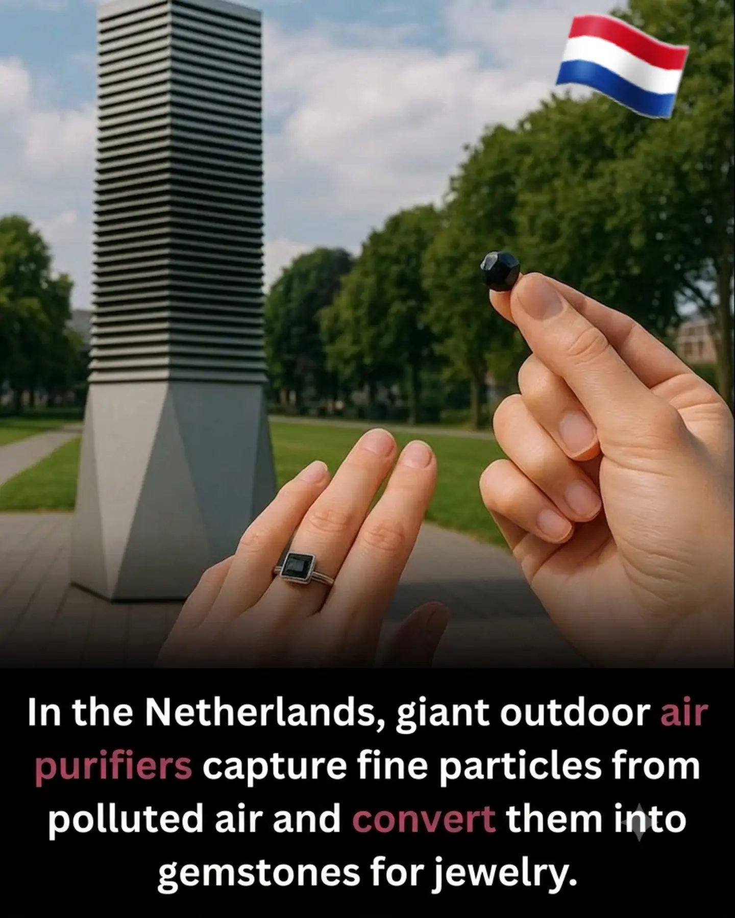 How the Netherlands Turns Polluted Air into Sustainable Jewelry