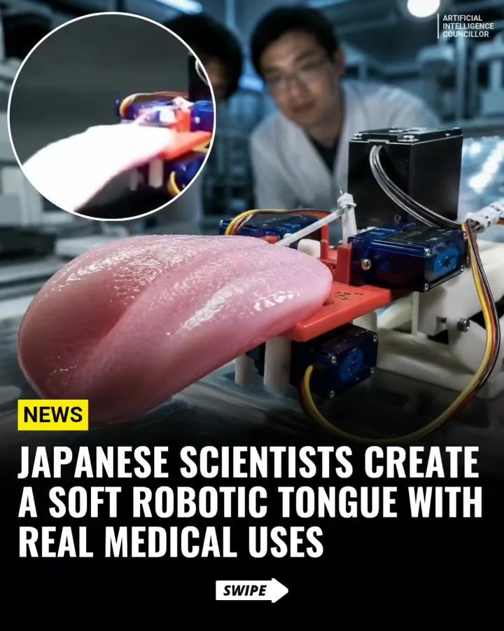 Japanese Scientists Build Soft Robotic Tongue for Medical Research