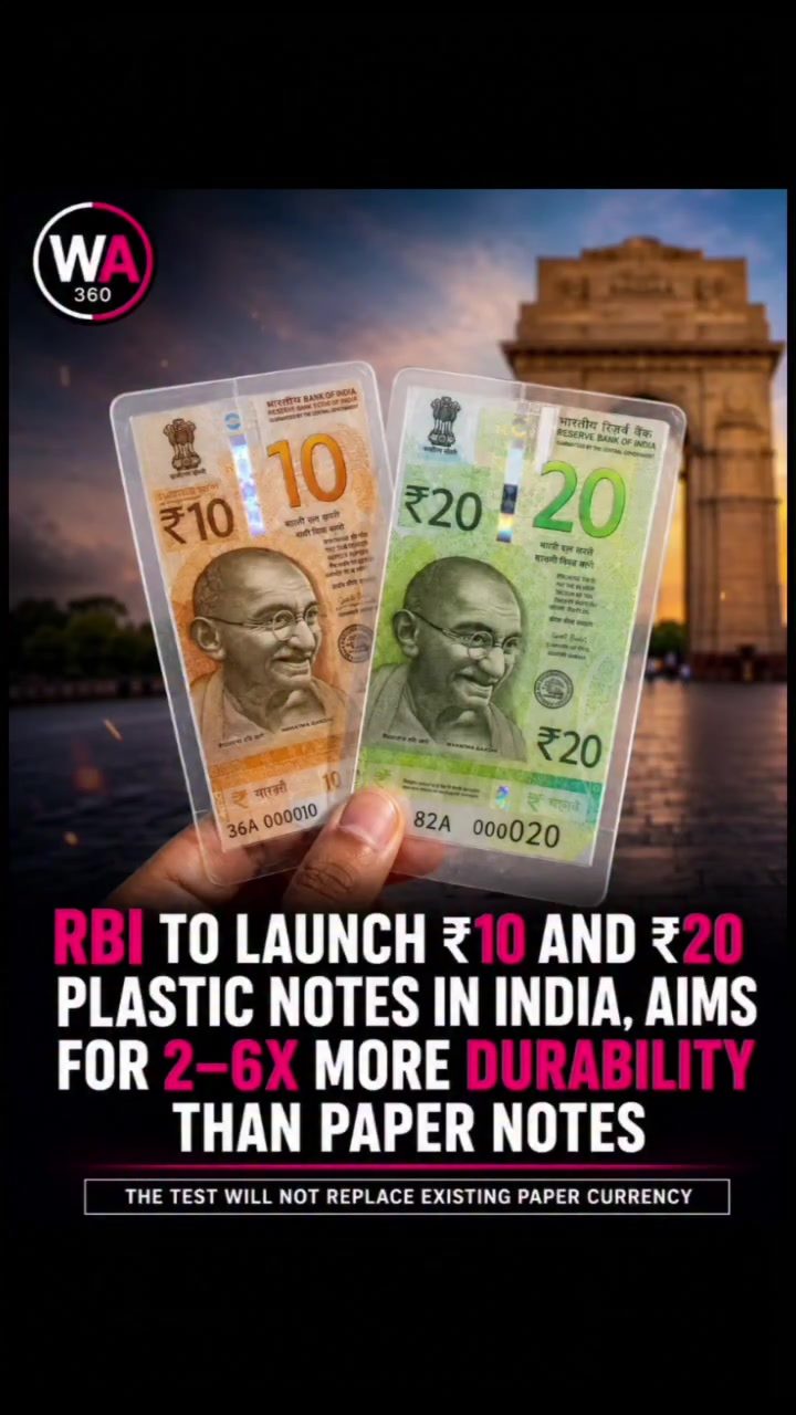 RBI's Test: Plastic ₹10 and ₹20 Notes Aim for Durability