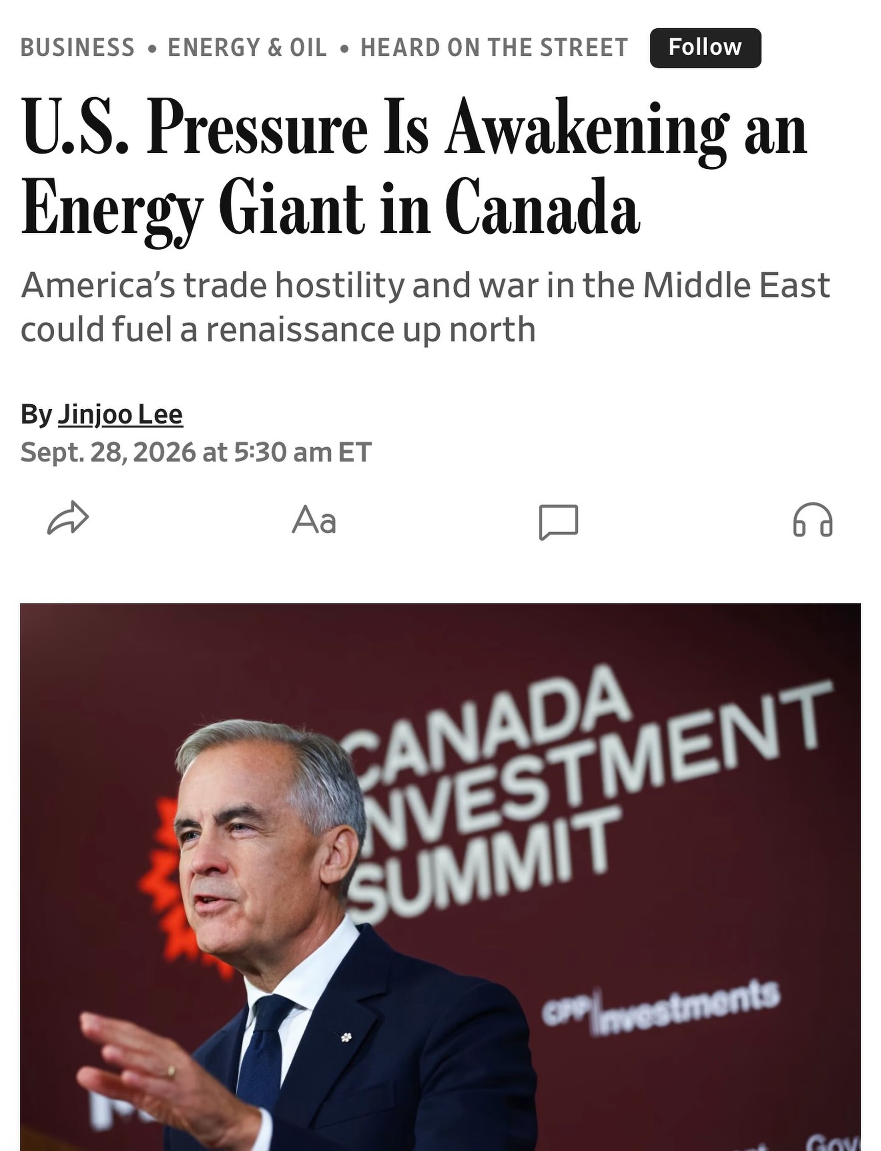 Canada Energy Sector: U.S.