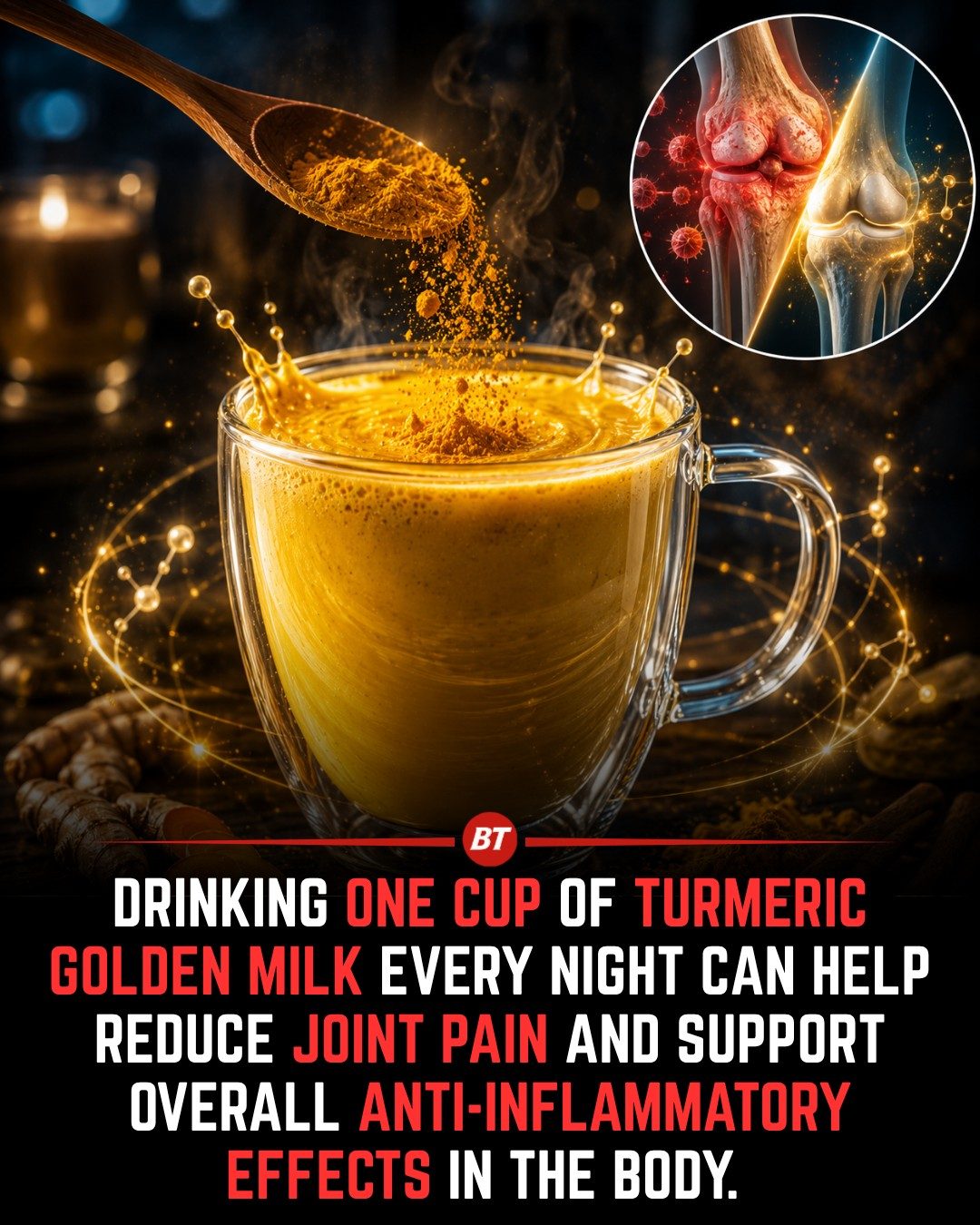 Turmeric Golden Milk: Joint Pain Relief & Anti-Inflammatory Benefits