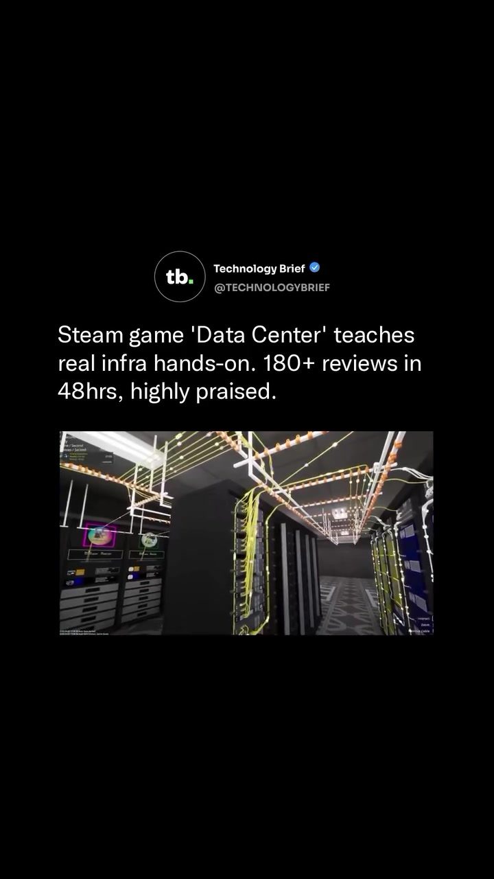 Master Data Center Management with This Steam Game