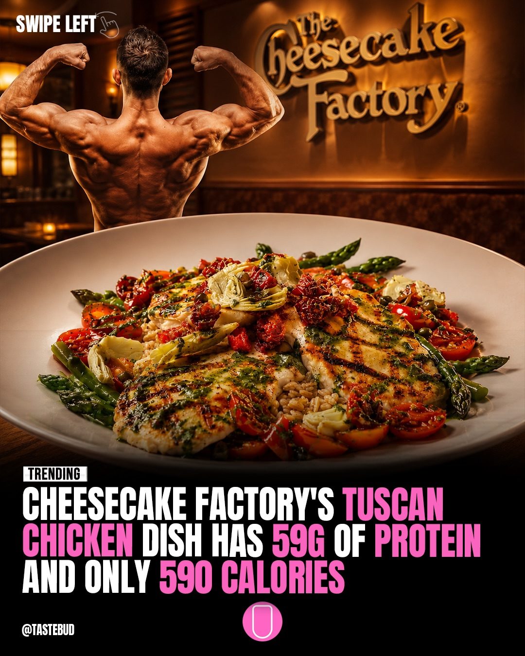 Cheesecake Factory's High-Protein Tuscan Chicken