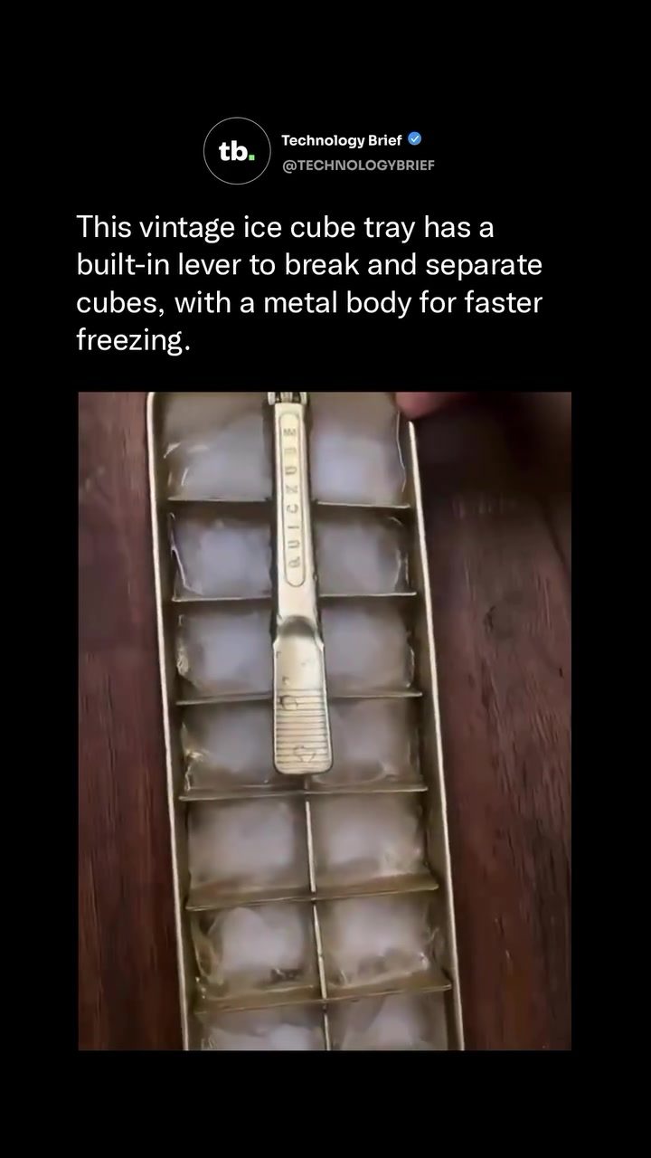 The Evolution of the Frigidaire Quickcube Ice Cube Tray