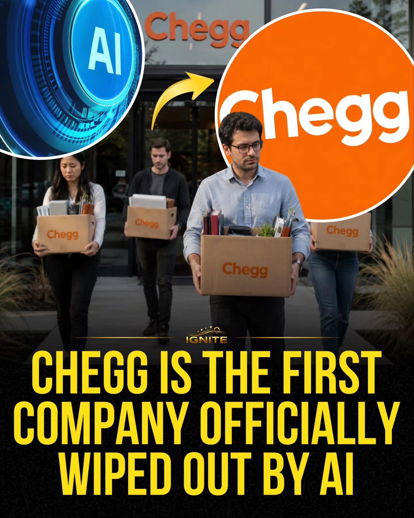 Chegg Closes Offices Amid AI Revolution in Education