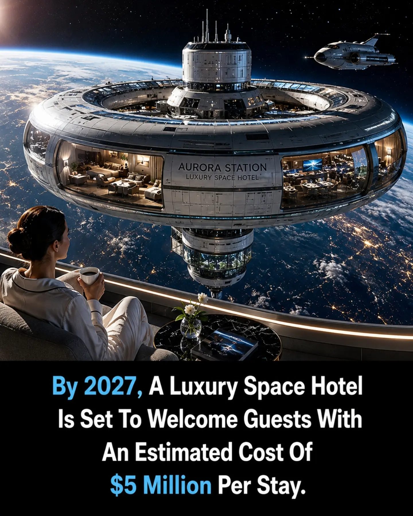 Aurora Station: The Ultimate Luxury Space Hotel Experience