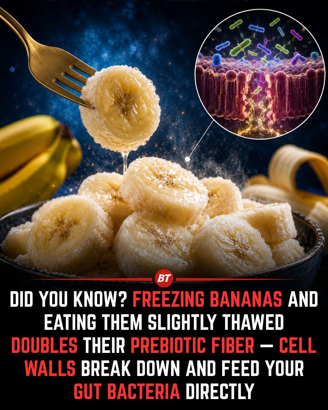 Maximizing Gut Health: Freezing Bananas for Prebiotic Benefits