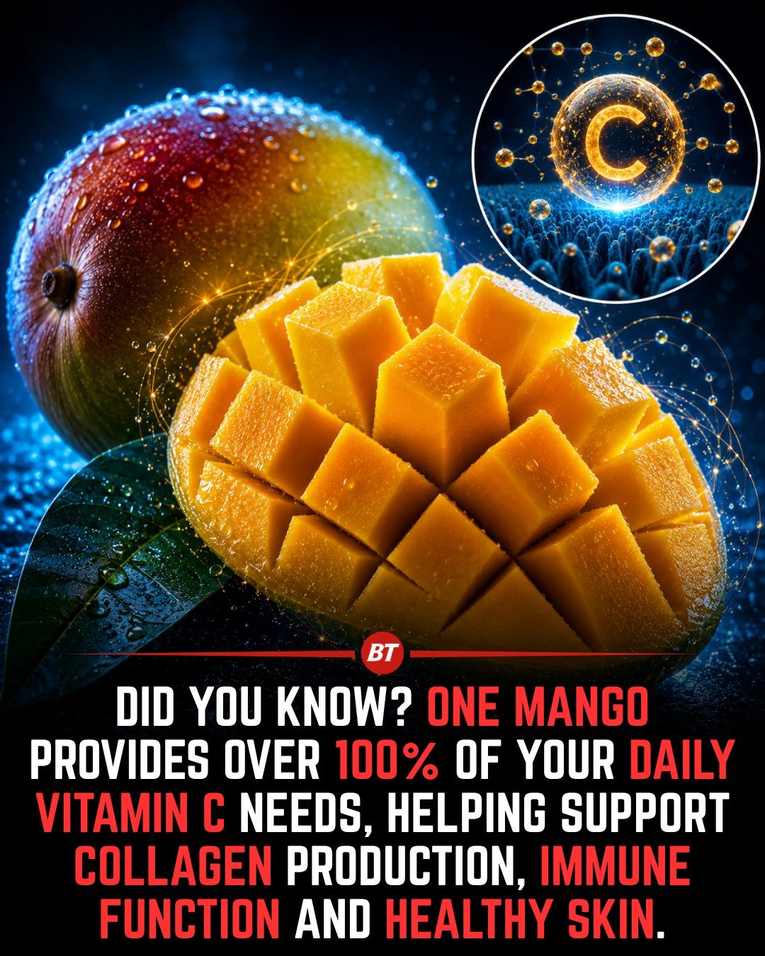 Mangoes: Your Daily Vitamin C Boost for Skin and Immune Health