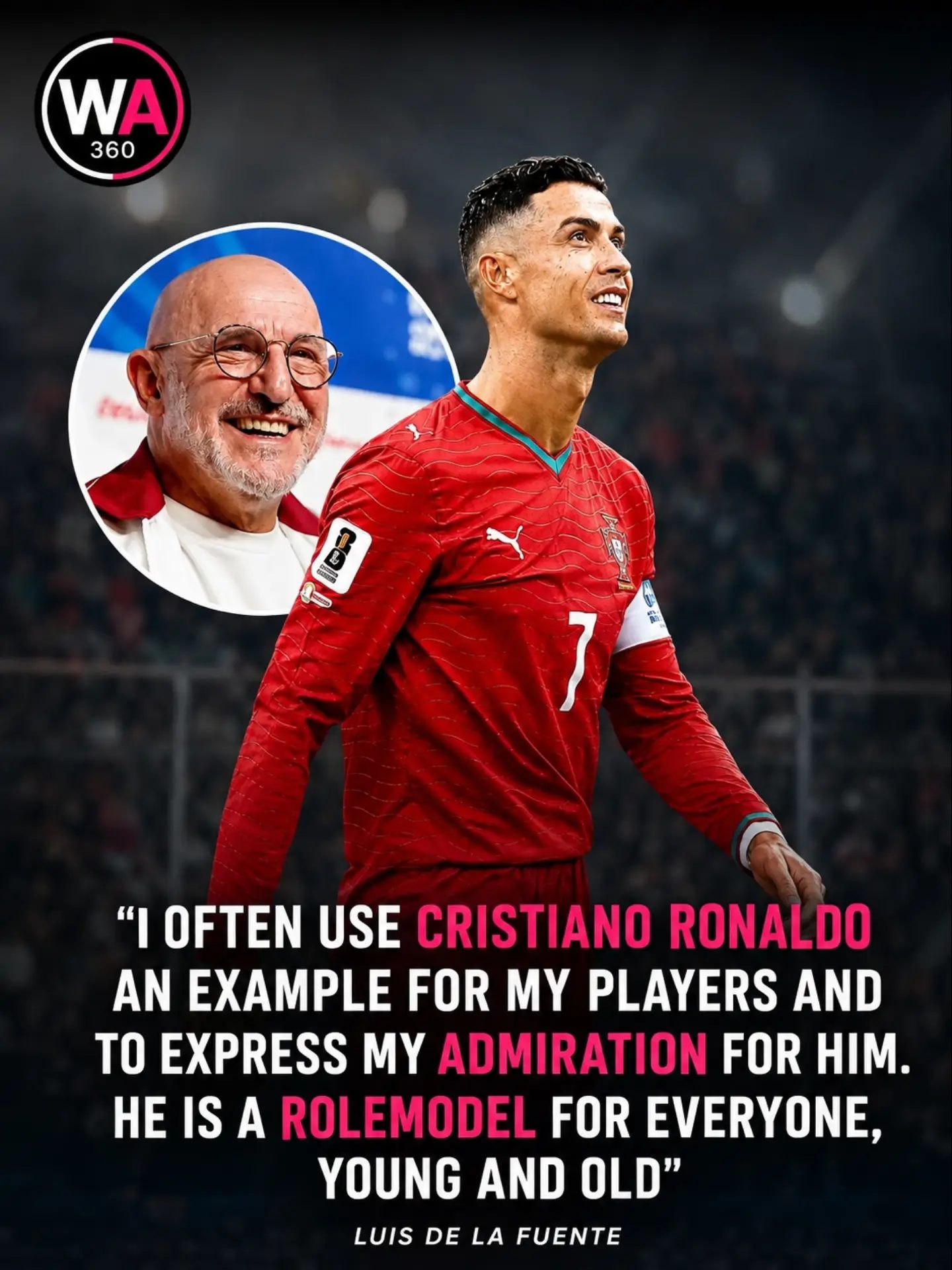 Luis de la Fuente: Why Cristiano Ronaldo is a Role Model for All