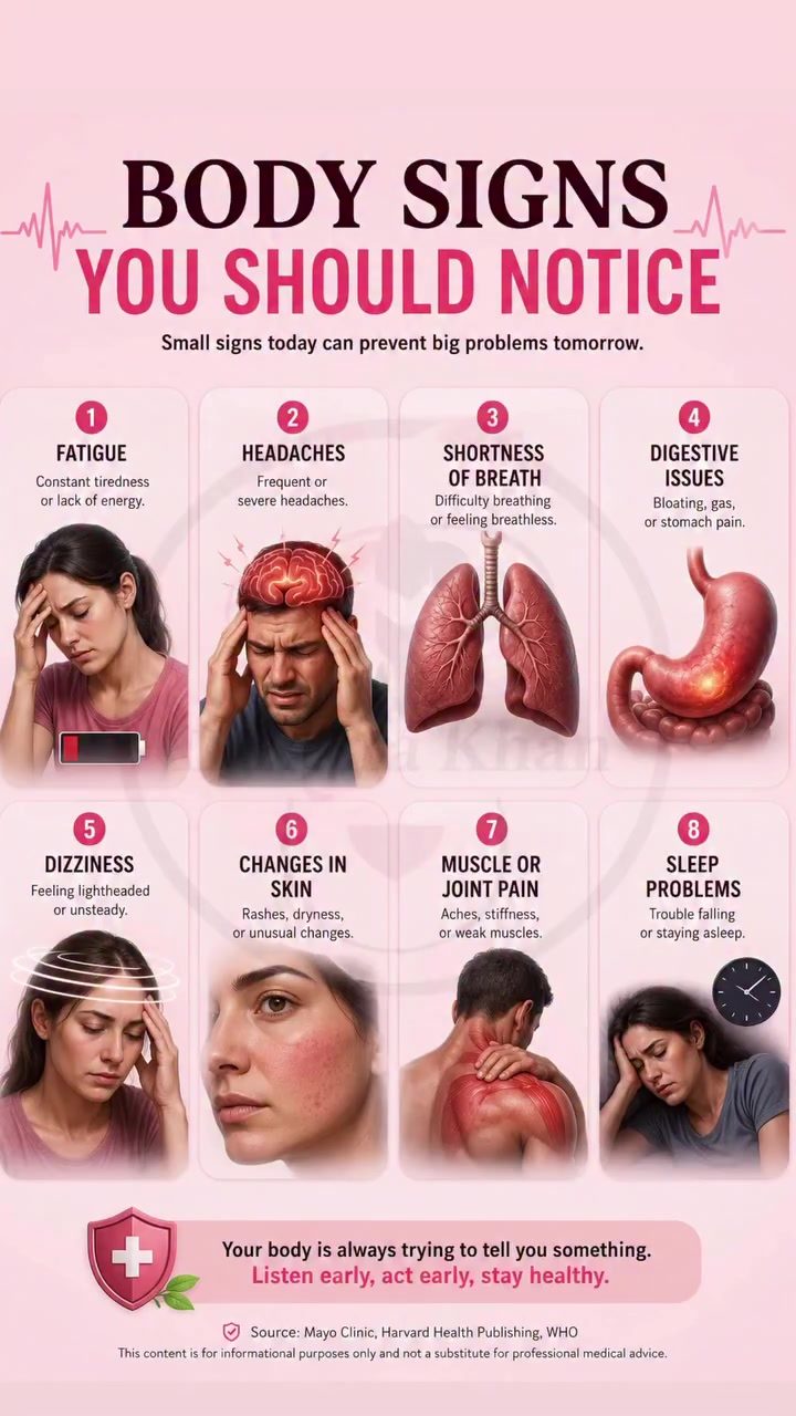 Early Warning Signs: Your Body's Cues for Health Action