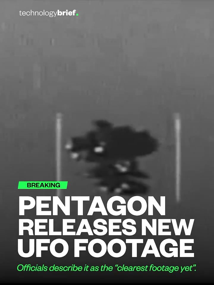 Pentagon Unveils Clearest UFO Footage Yet