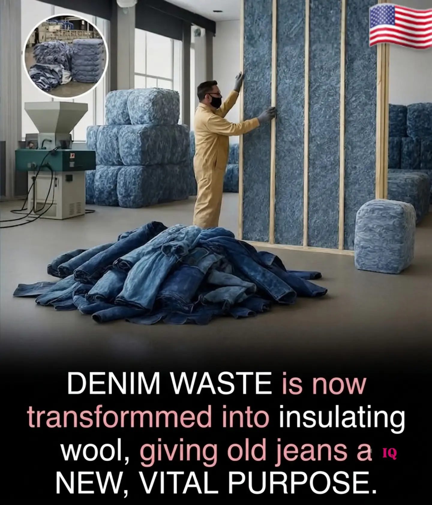 Transforming Old Jeans into Sustainable Insulation