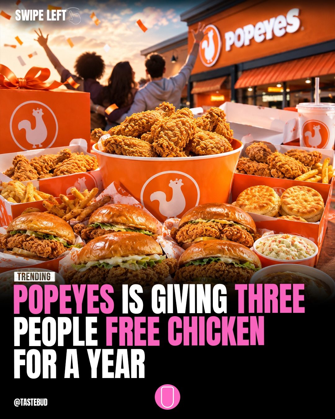 Popeyes Free Chicken Promotion: Dublin Restaurant Giveaway