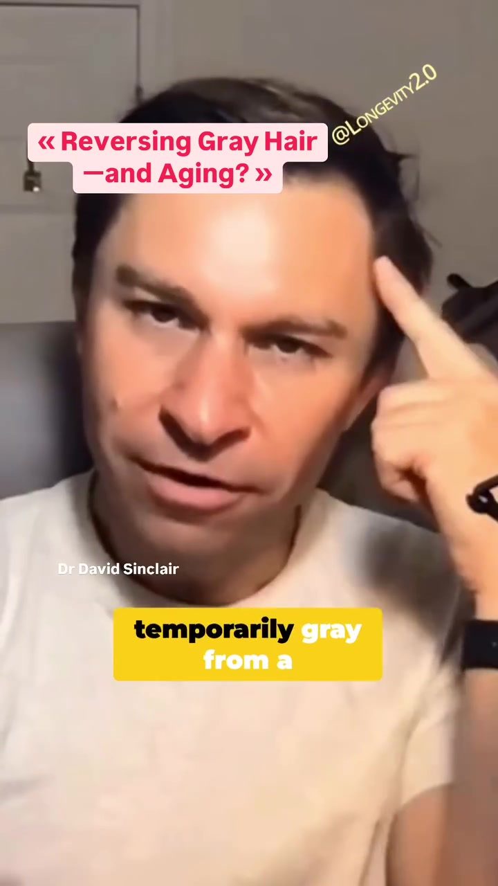 Dr. Sinclair's Groundbreaking Insights on Reversing Gray Hair and Aging