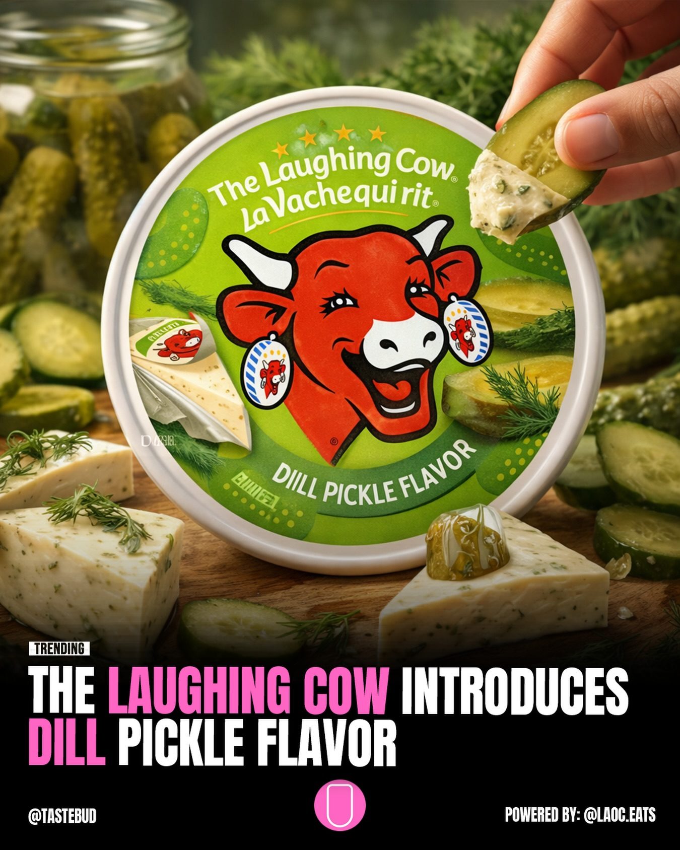 Laughing Cow Cheese: Dill Pickle Flavor Launch