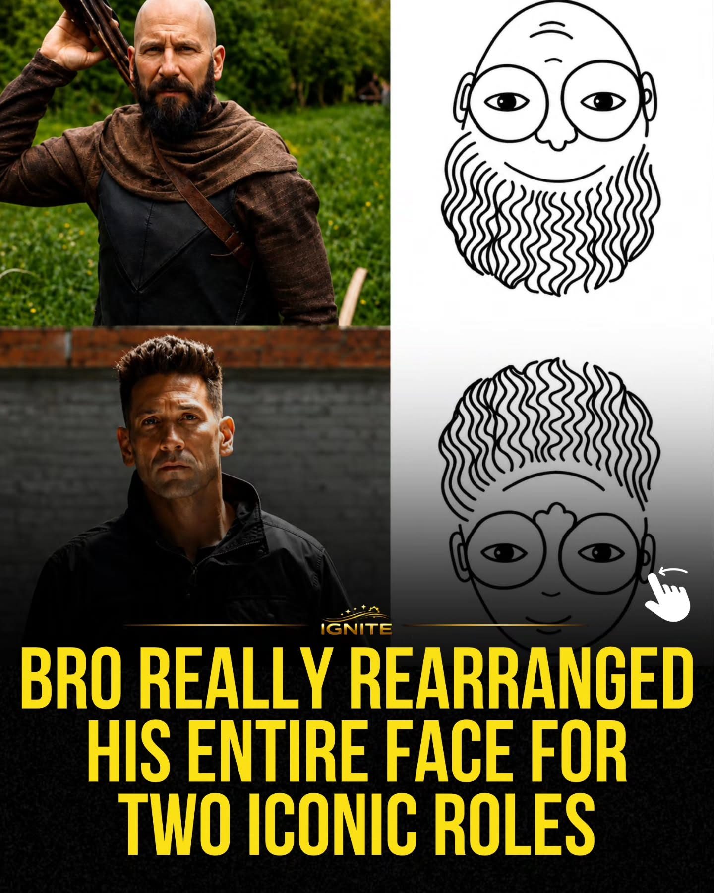 Frank Grillo and Jason Momoa's Stunning Transformations for Iconic Roles