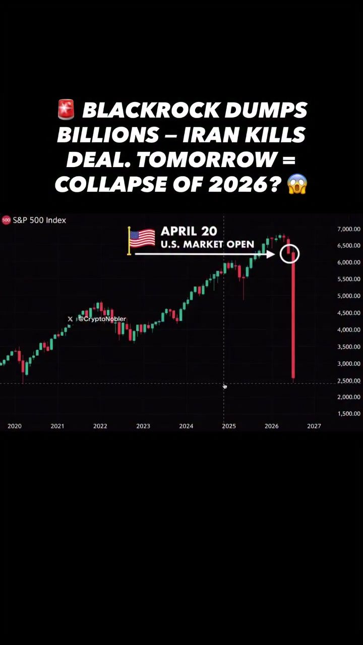 BlackRock's 2026 Market Collapse Warning: Iran Tensions & S&P 500