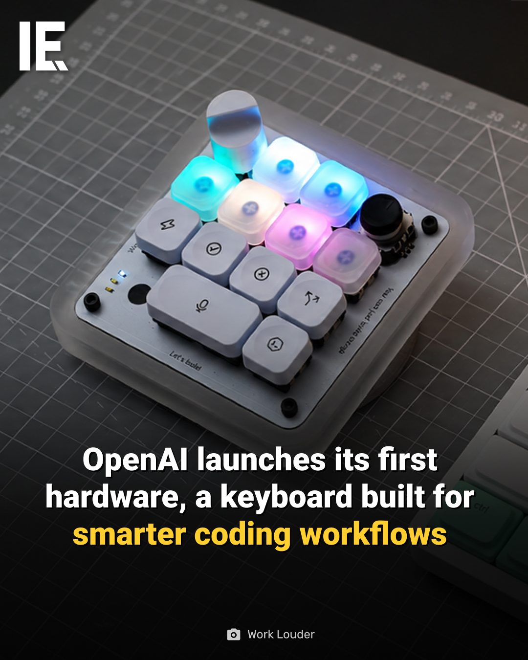 OpenAI's First Hardware: A Custom Keyboard for Coding