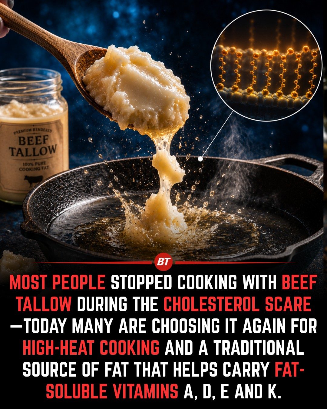 **Rediscovering Beef Tallow: Benefits for High-Heat Cooking**