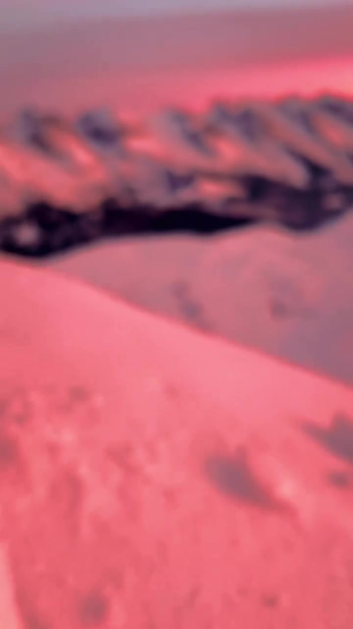 Mountain Sunrise: Winter Landscape at Dawn