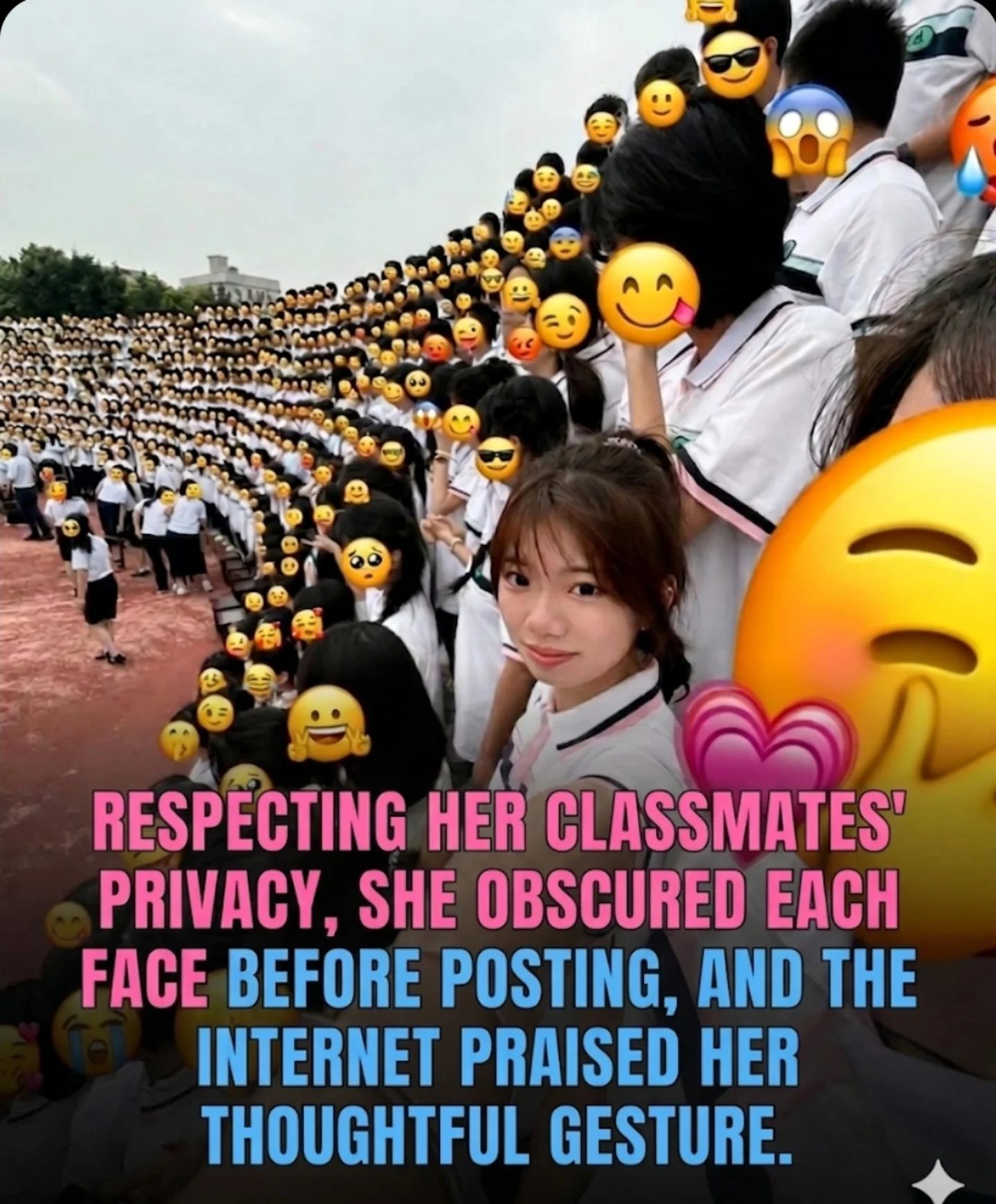 Thoughtful Online Privacy: Student's Viral Gesture Praised