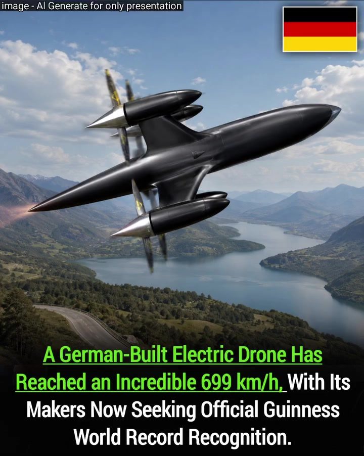 German Drone Breaks 700 km/h Speed Barrier, Targets Record