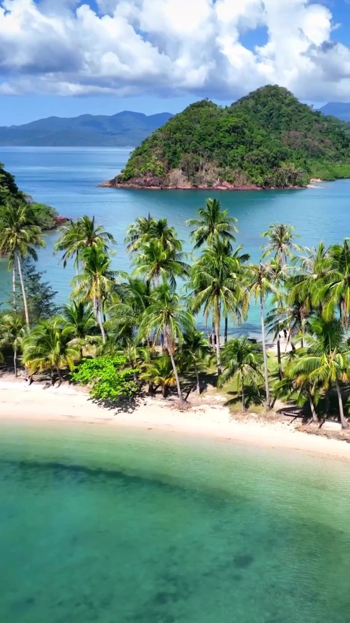 Aerial Tour: Tropical Beach Paradise