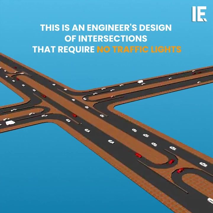 Innovative Intersection Design Eliminates Traffic Lights