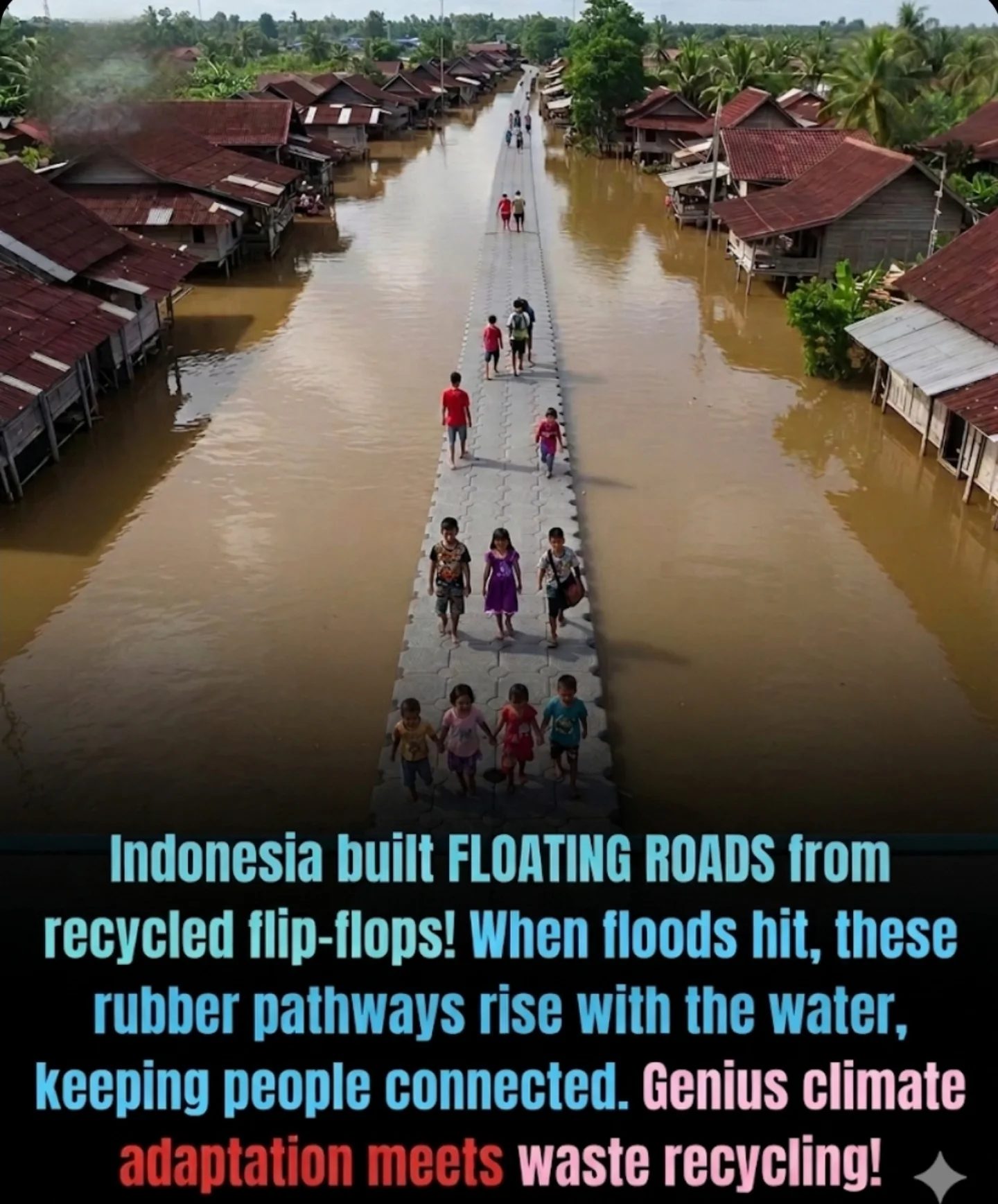 Debunking the Myth of Indonesia's Flip-Flop Floating Roads