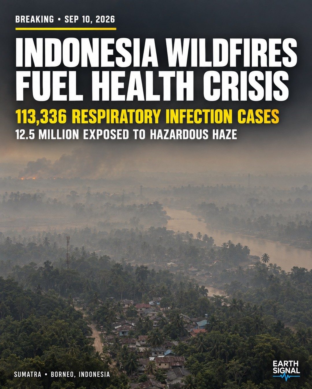 Indonesia Wildfires: Health Crisis and Haze Exposure