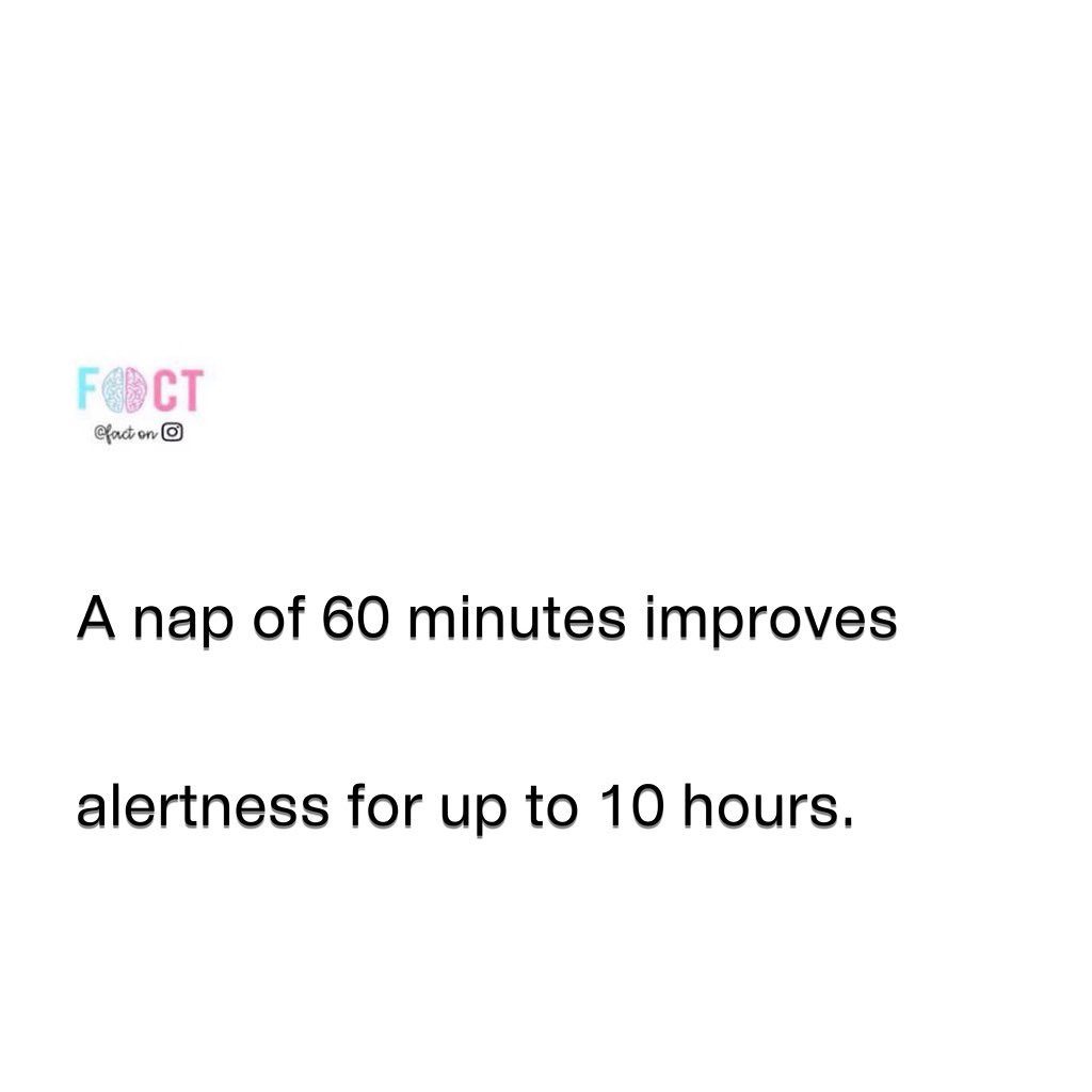 60-Minute Naps: Boost Alertness for Up to 10 Hours