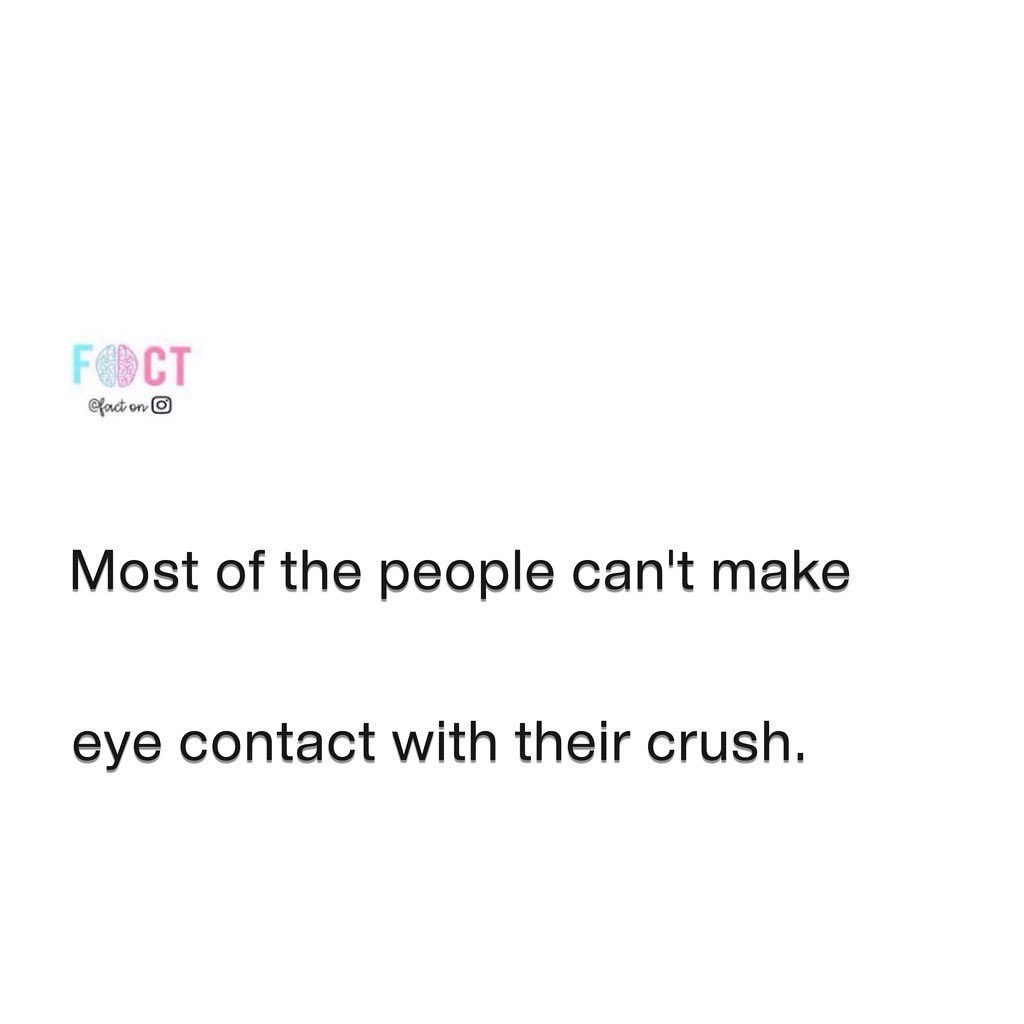 Struggling with eye contact when meeting your crush?