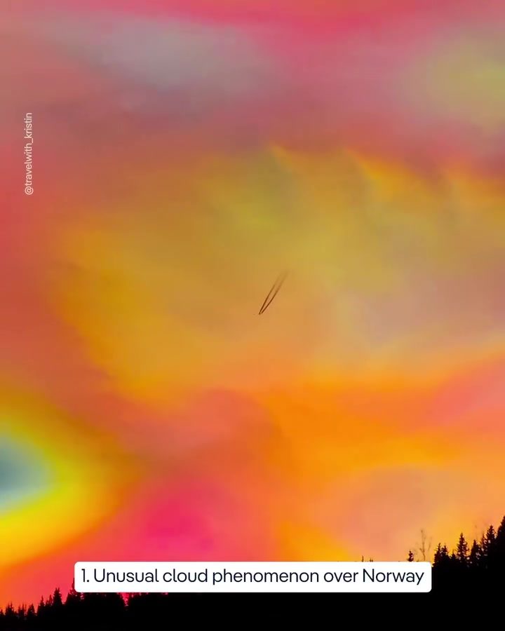 **Spectacular Cloud Phenomena Captured Over Norway**
