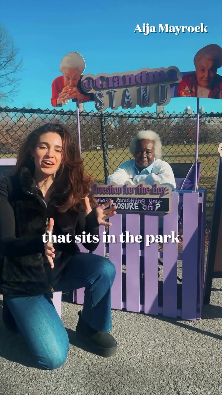 Grandma Flo's Advice Stand in New York City