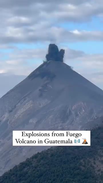 Fuego Volcano Eruptions Caught from Base Camp